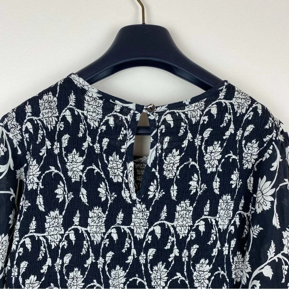 Banjanan Irma Floral Long Sleeve Smocked Dress - Picture 5 of 8